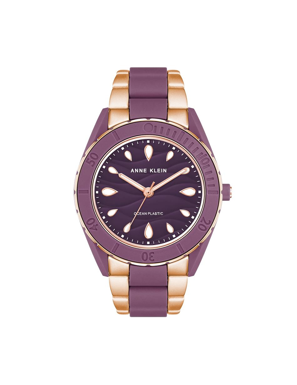 Montres en plastique océanique Anne Klein Considered Solar Recycled Bracelet   | LQV-4557642